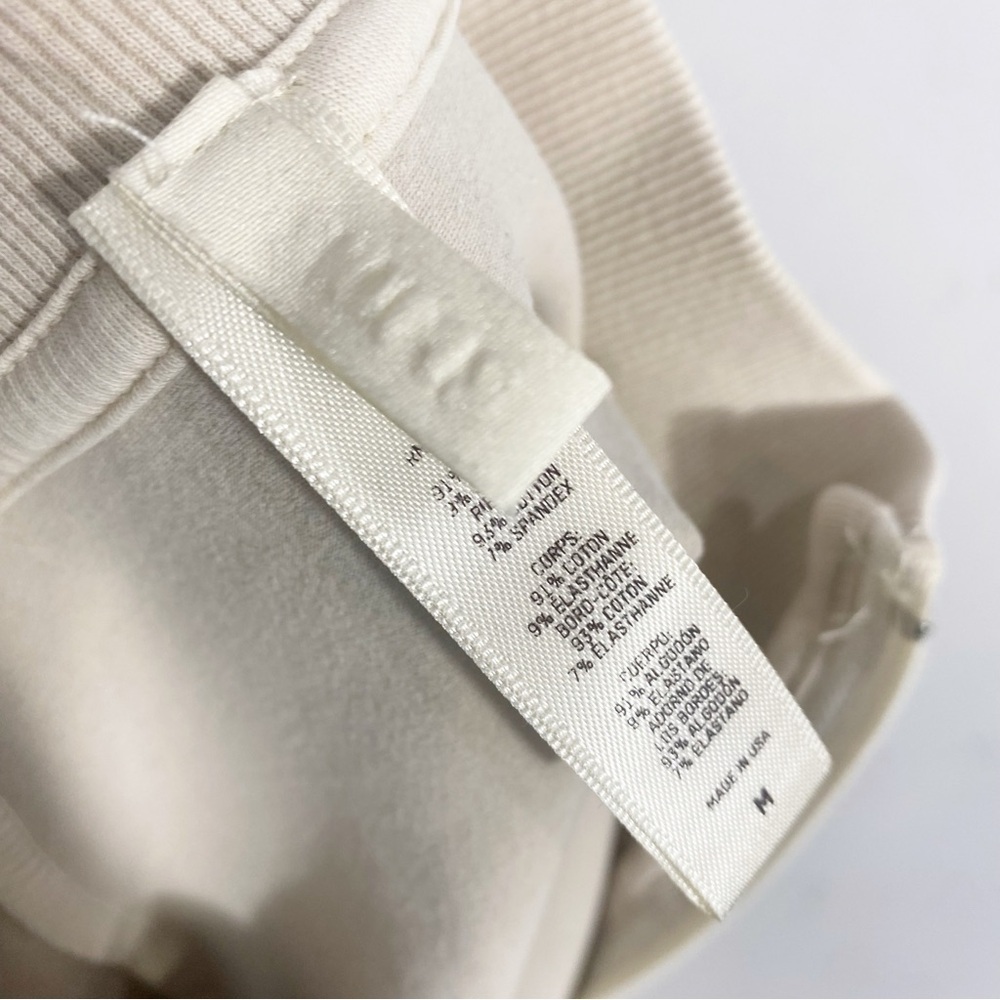 SKIMS Cream Cropped Zip Jacket - Picture 10 of 12